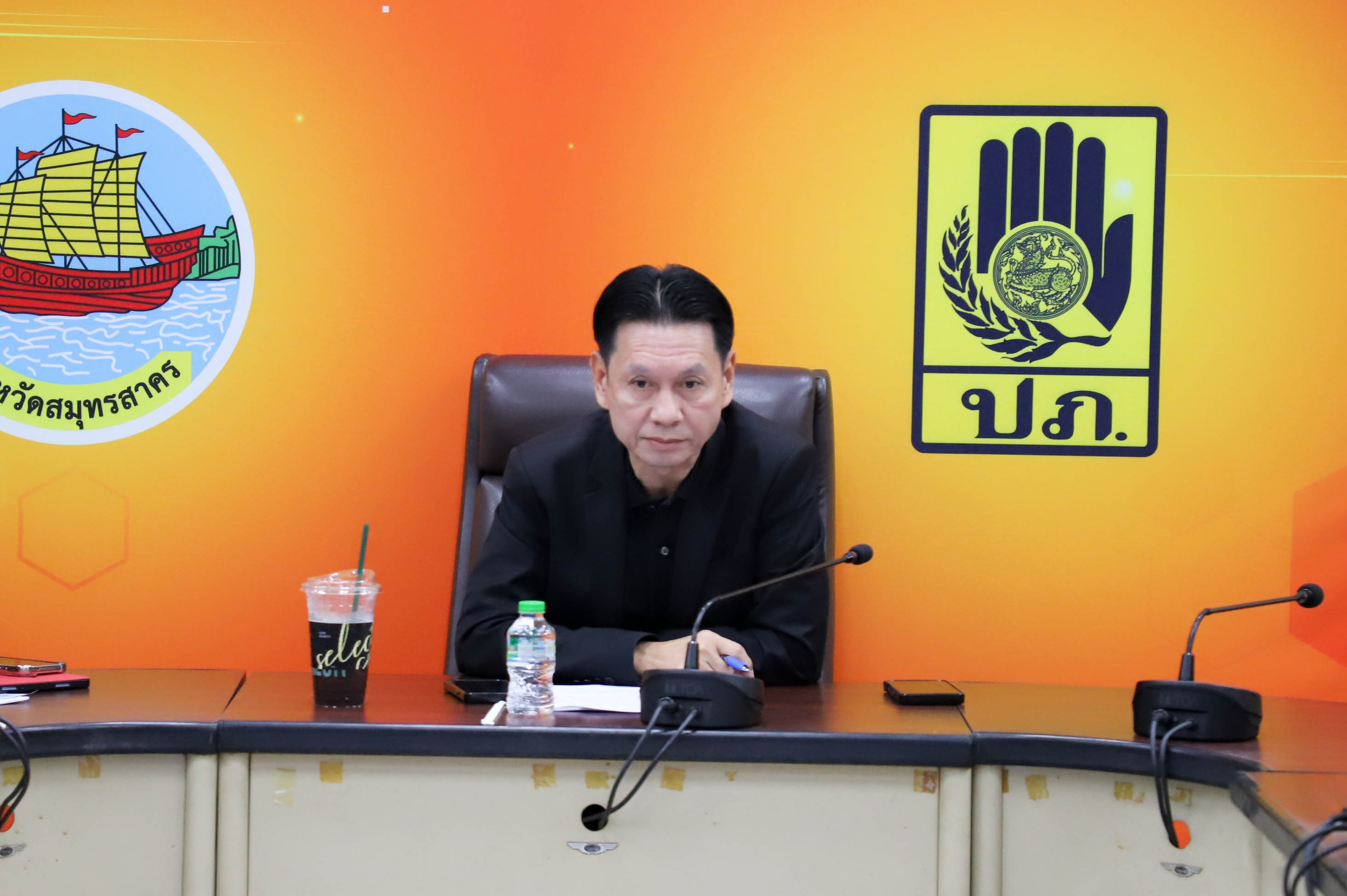 สมุทรสาครร่วมประชุม บกปภ.ช. นายกฯ สั่งเฝ้าระวังฝนหนัก เร่งฟื้นฟูระบบสาธารณูปโภค&ndash;เยียวยาผู้ประสบภัย